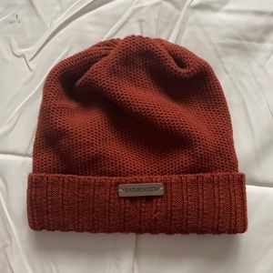 Rainforest knit fleece lined beanie men’s women’s rust